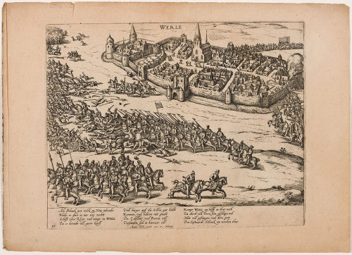 Franz Hogenberg (Künstler*in), Truchsessicher Krieg / Einnahme von Werl 17. März 1586 / Schenck aus Werl vertrieben, 1586