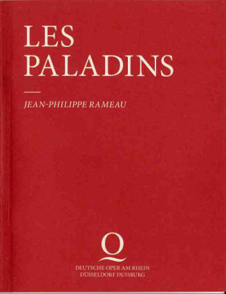 Programmheft "Les Paladins" von Jean-Philippe Rameau 