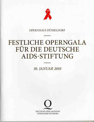 Programmheft "Festliche Operngala für die Deutsche Aids-Stiftung"