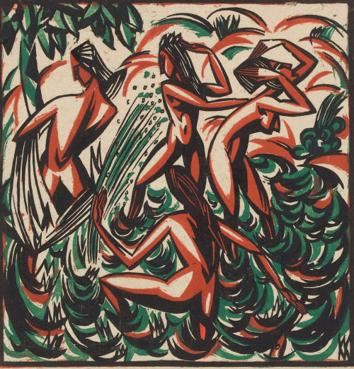 Karl Kriete (Künstler*in), Badende, 1919