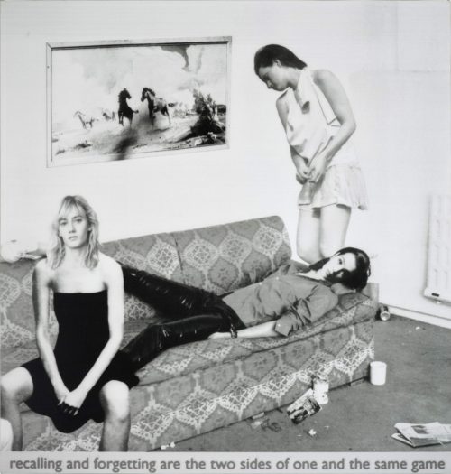 Recalling and forgetting are the two sides of one and the same game, 2002