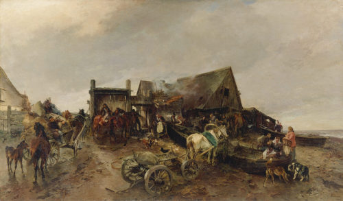 Gregor von Bochmann d. Ä. (Künstler*in), Alter Fischmarkt in Reval, 1886