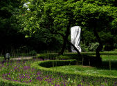 Das Gründgens-Denkmal im Goltsteinparterre