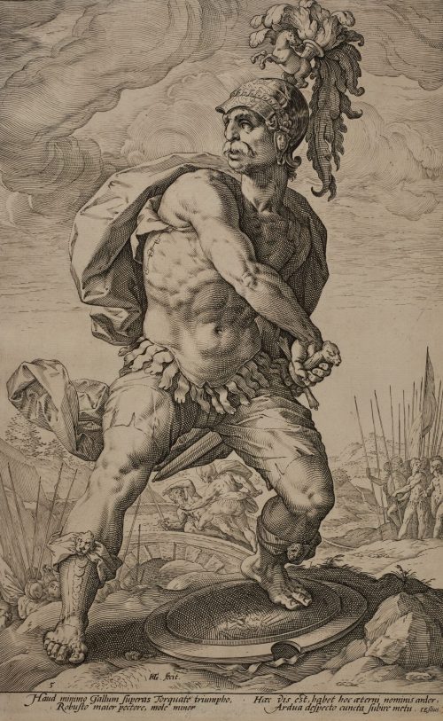 Hendrick Goltzius (Künstler*in), Titus Manlius Torquatus, 1586