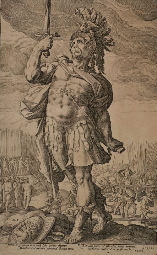 Hendrick Goltzius (Künstler*in), Publius Horatius, 1586