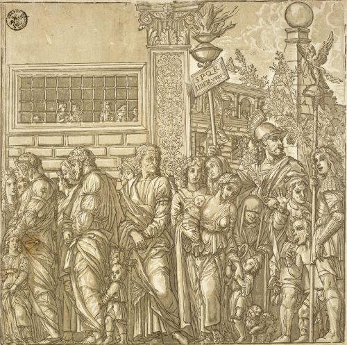 Andrea Andreani (Künstler*in), Die Gefangenen, 1599