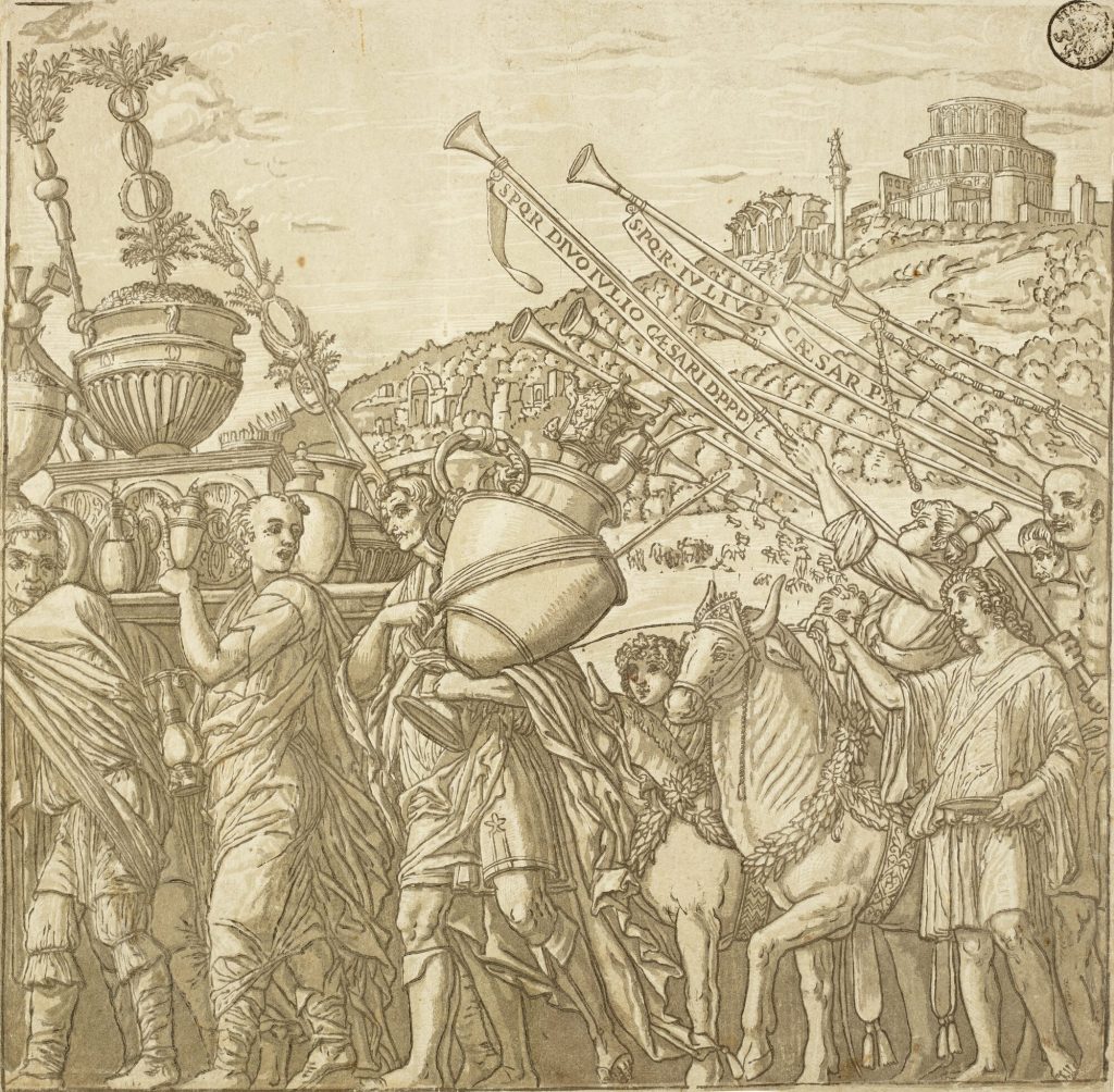 Vasenträger und Musikanten