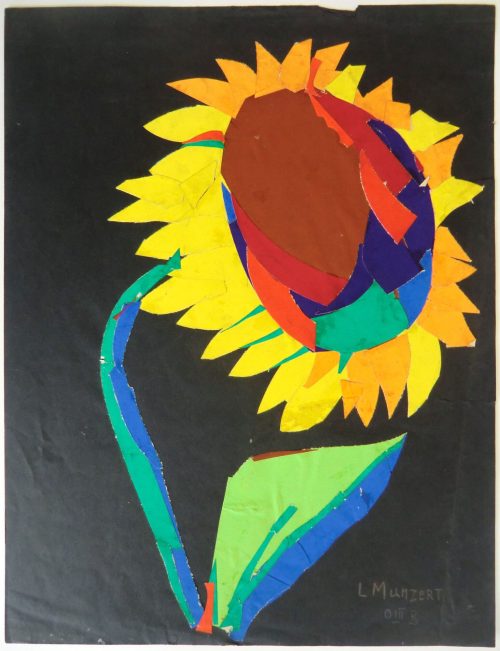 L. Munzert (Künstler*in), Sonnenblume, ohne Jahr