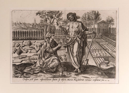 Cornelis Visscher (Verleger*in), Christus erscheint in Gestalt eines Gärtners der Maria Magdalena, 1629/1658