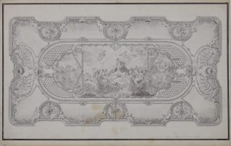 Plafond des östlichen Gartensaals von Schloss Benrath