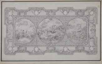 Plafond des westlichen Gartensaals von Schloss Benrath