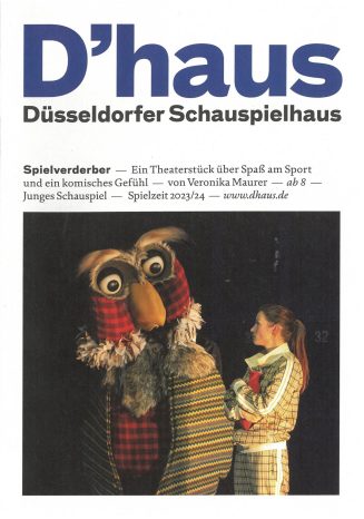 Programmheft (Umschlag) zu "Spielverderber - Ein Theaterstück über Spaß am Sport und ein komisc ...