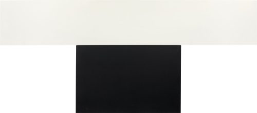 Ellsworth Kelly (Künstler*in), Black with White Bar 1, 1970