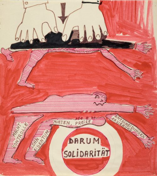 Chris Reinecke (Künstler*in), Darum Solidarität, ca. 1970