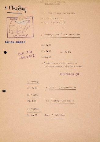 Programm FREITAGABENDE FÜR ERWACHSENE ...