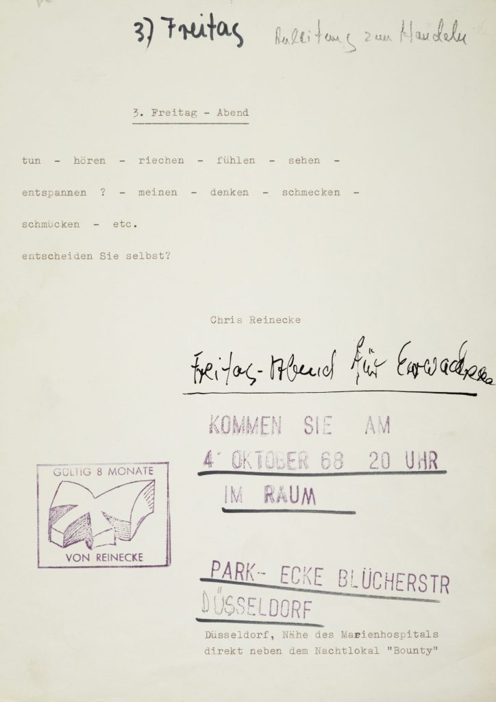 3. Freitag-Abend, 4.10.68