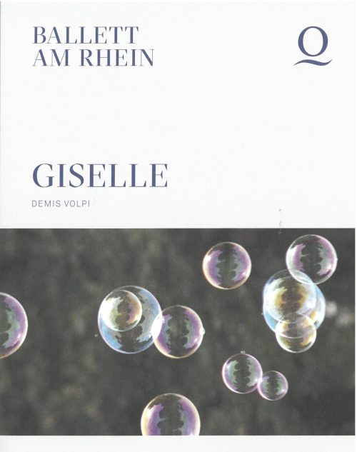 Programmheft (Umschlag) zu "Giselle" von Demis Volpi. Premiere am 11. Juni 2023 im Opernhaus Dü ...