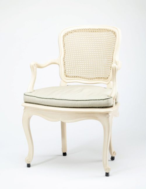 Unbekannt (Hersteller*in), Sessel mit Geflecht, o.D.