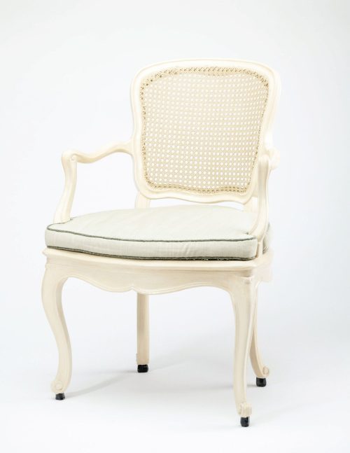 Unbekannt (Hersteller*in), Sessel mit Geflecht, o.D.