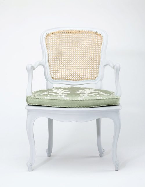 Unbekannt (Hersteller*in), Sessel mit Geflecht, o.D.
