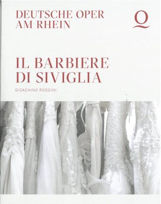 Programmheft (Umschlag) zu "Il Barbiere di Siviglia" von Giachino Rossini . Premieren am 18. Se ...