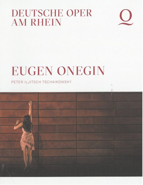 Programmheft (Umschlag) zu "Eugen Onegin" von Peter J. Tschaikowsky. Premiere am 25. Februar 20 ...