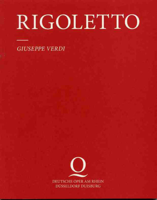 Programmheft zu "Rigoletto" von Giuseppe Verdi