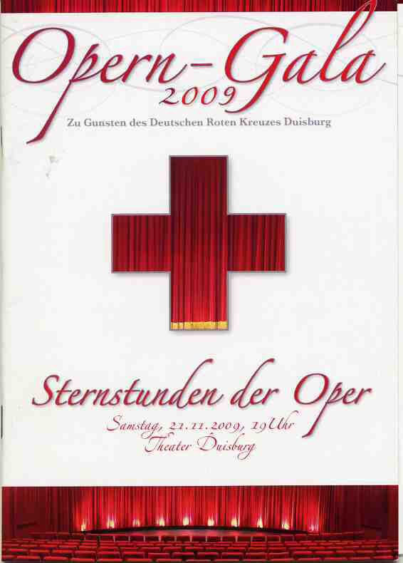 Programmheft zu "Sternstunden der Oper - Opern-Gala 2009"