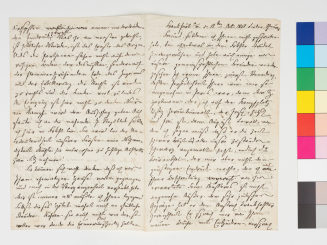 Korrespondenz von Therese von Bacheracht an Karl Gutzkow