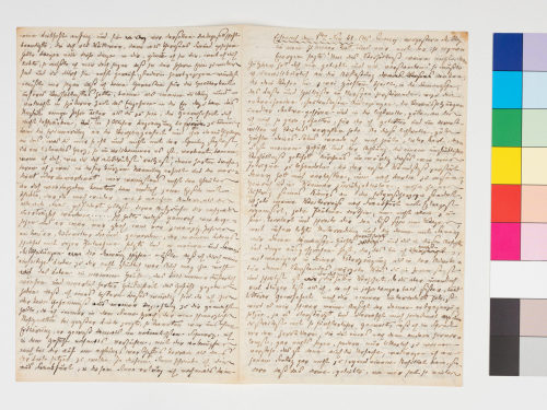 Therese von Bacheracht (Absender*in), Korrespondenz von Therese von Bacheracht an Karl Gutzkow, 8.11.1848