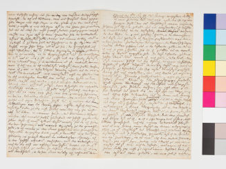 Korrespondenz von Therese von Bacheracht an Karl Gutzkow
