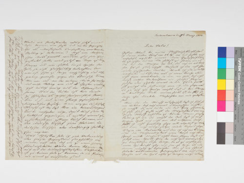 Georg Albano Jacobi (Absender*in), Korrespondenz von Georg Albano Jacobi an Georg Arnold Jacobi, 19.3.1838