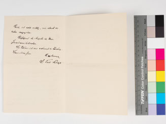 Korrespondenz von Erich Prieger an Konrad Ramrath
