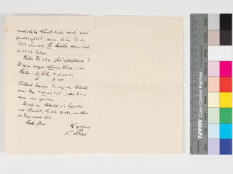 Korrespondenz von Erich Prieger an Konrad Ramrath
