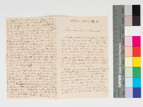 Unbekannt (Absender*in), Korrespondenz von Unbekannt an Konrad Ramrath, 19.09.1909