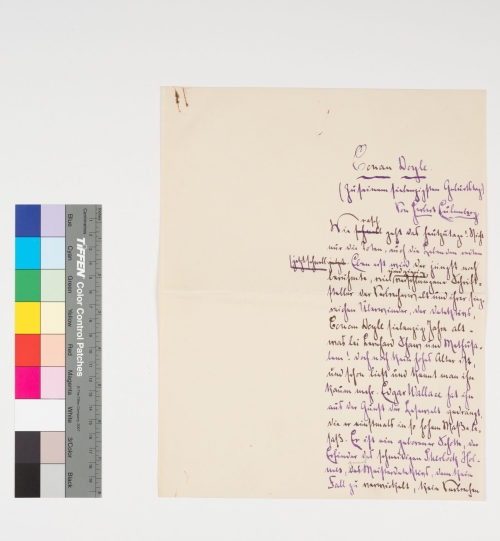 Herbert Eulenberg (Verfasser*in), Conan Doyle, o. D.
