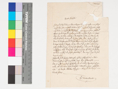 Unbekannt (Absender*in), Korrespondenz von Unbekannt an Unbekannt, 6.1.1860