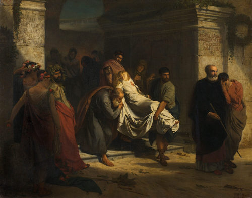 Albert Baur (Künstler*in), Christliche Märtyrer aus der römischen Kaiserzeit, 1870