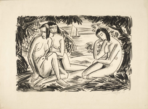 Badende Mädchen, 1919