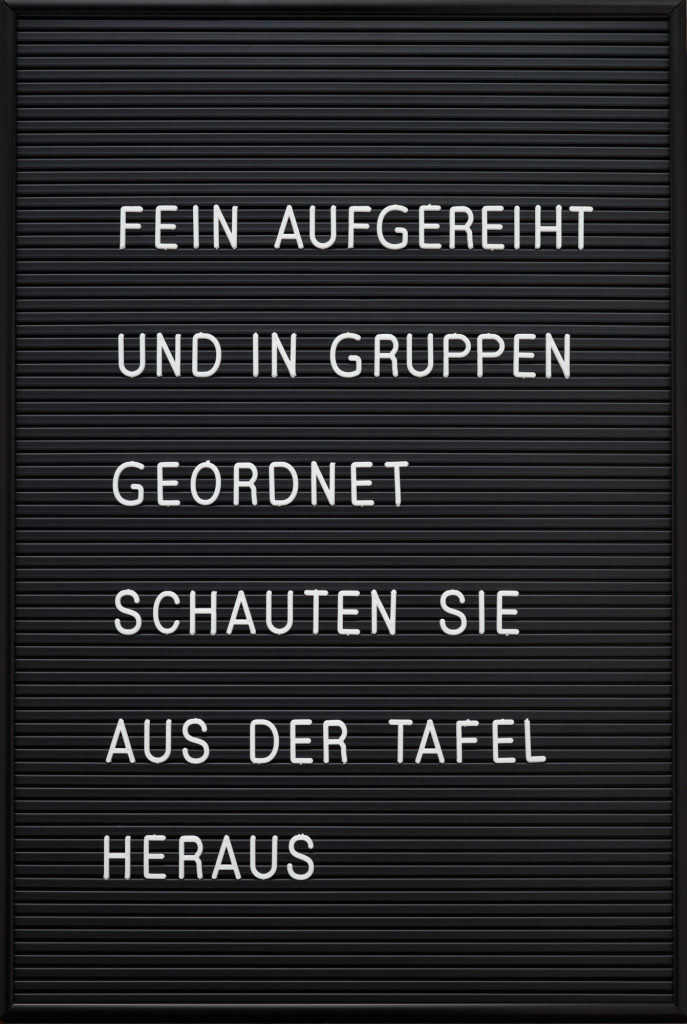 Steckbuchstabenbild