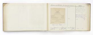 Eintrag Aufführungsbuch vom 12.11.1954 am Düsseldorfer Schauspielhaus, Wiederaufnahme "Candida" ...