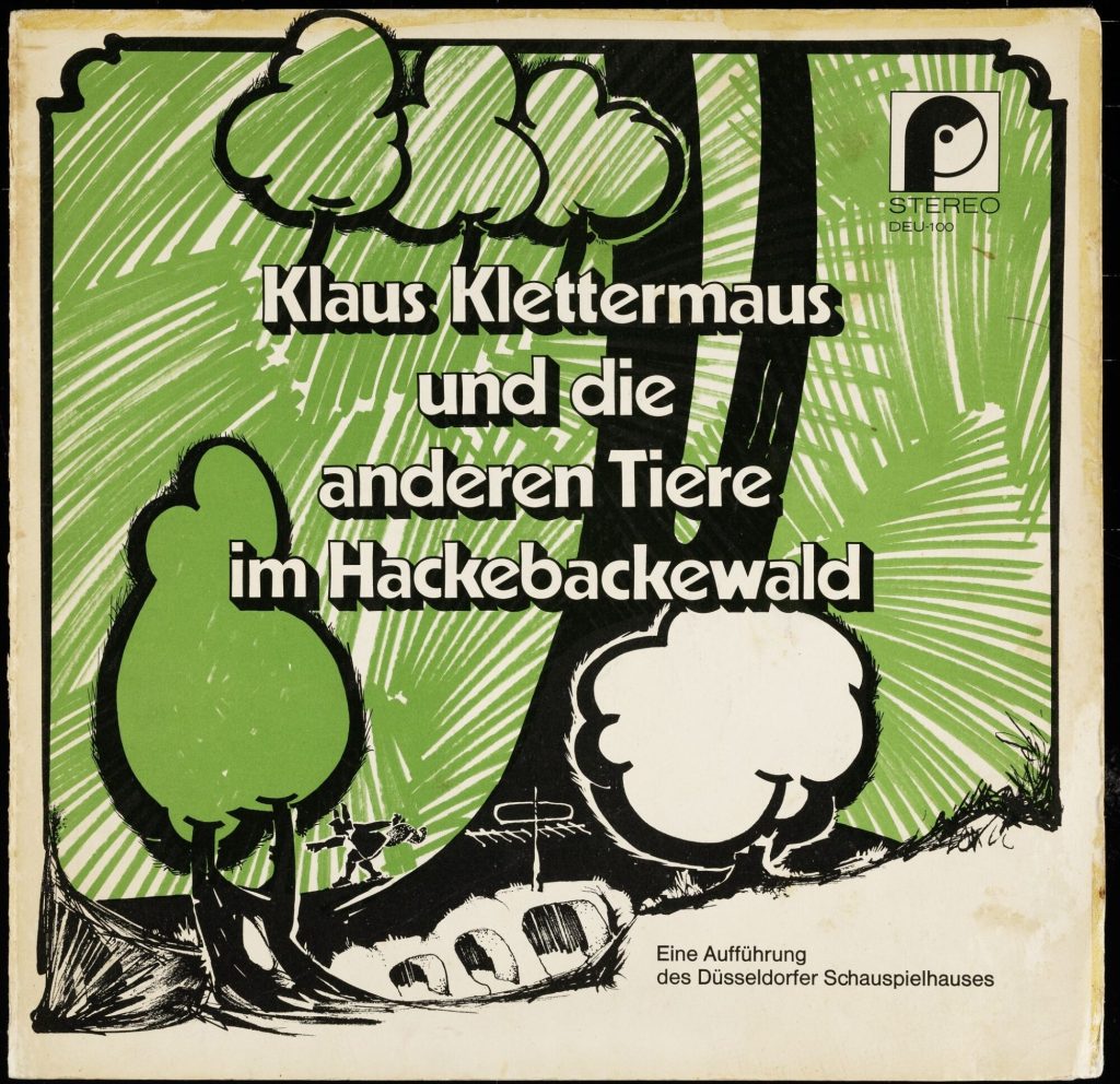 Cover Schallplatte Klaus Klettermaus und die anderen Tiere im Hackebackewald 