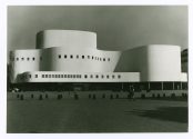Gebäude Düsseldorfer Schauspielhaus am Gustaf-Gründgens-Platz, ca. 1970/71