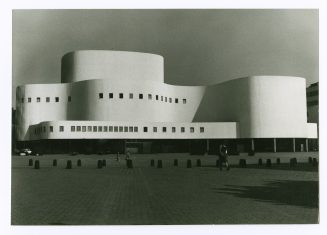 Gebäude Düsseldorfer Schauspielhaus am Gustaf-Gründgens-Platz, ca. 1970/71