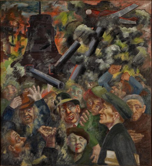 Peter Ludwigs (Künstler*in), Kriegsszene, ca. 1937
