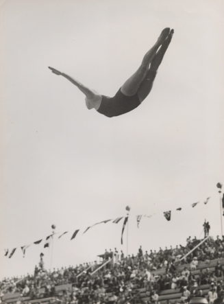 Amerikanischer Doppelsieg im Turmspringen der Frauen. Poynton-Hill - USA springt! (Olympische Sommerspiele 1936)