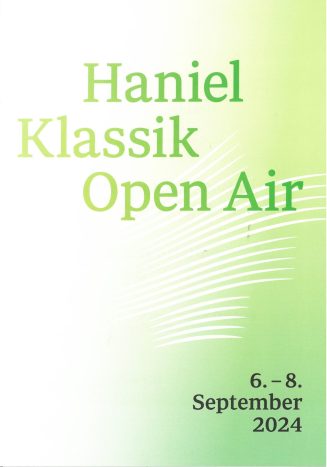 Programmheft (Umschlag) zu "Haniel Klassik Open Air" 2024 