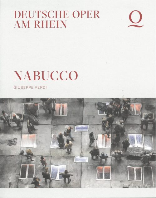 Programmheft (Umschlag) zu "Nabucco" von Giuseppe Verdi. Premiere am 15. September 2024 im Oper ...
