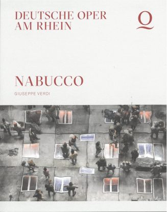 Programmheft (Umschlag) zu "Nabucco" von Giuseppe Verdi. Premiere am 15. September 2024 im Oper ...