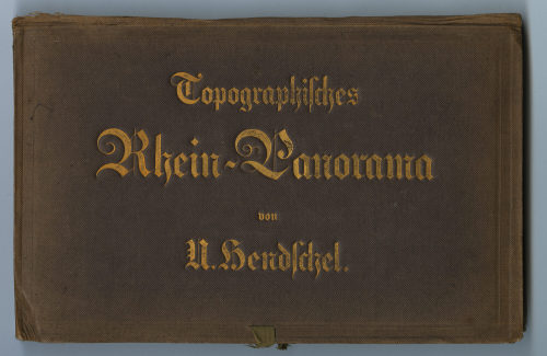 Ulrich Hendschel (Verfasser*in), Topographisches Rhein-Panorama von Schaffhausen bis zur Nordsee. In großem Maasstabe entworfen und mit den speziellen Karten des größten Theiles von HOLLAND & BELGIEN sowie den Umgegenden DES BODENSEE'S, DER MOSEL, DER AHR, NAHE &. &. &. und 27 genauen Stadtplänen., 1845